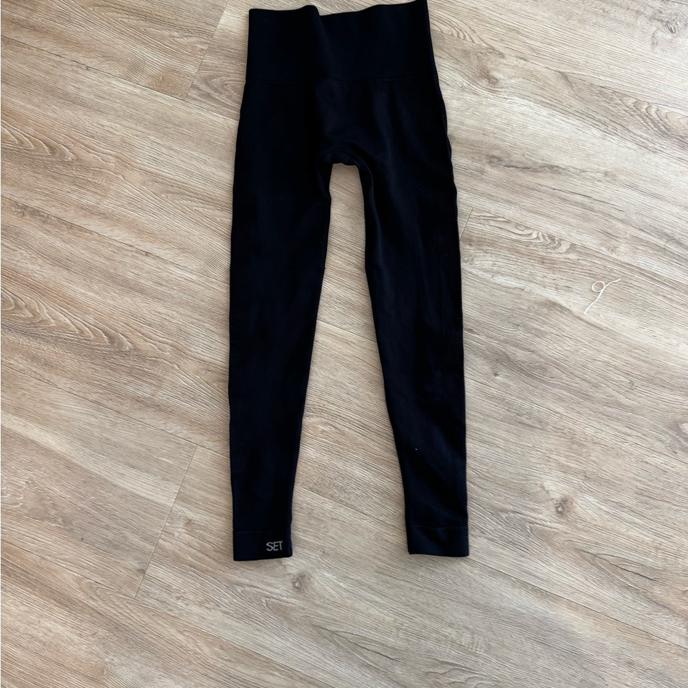 SET Active Black Leggings sculptflex power Seamless